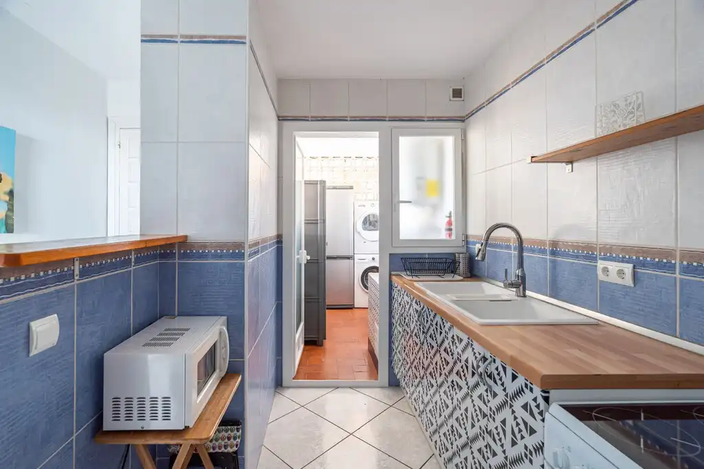 Cocina de Ático en venta en Sant Pere de Ribes con Aire acondicionado, Terraza y Amueblado