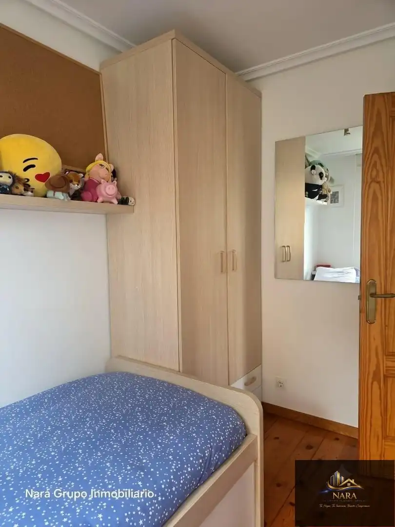 Schlafzimmer von Wohnung zum Verkauf in Santander mit Heizung, Privatgarten und Parkett