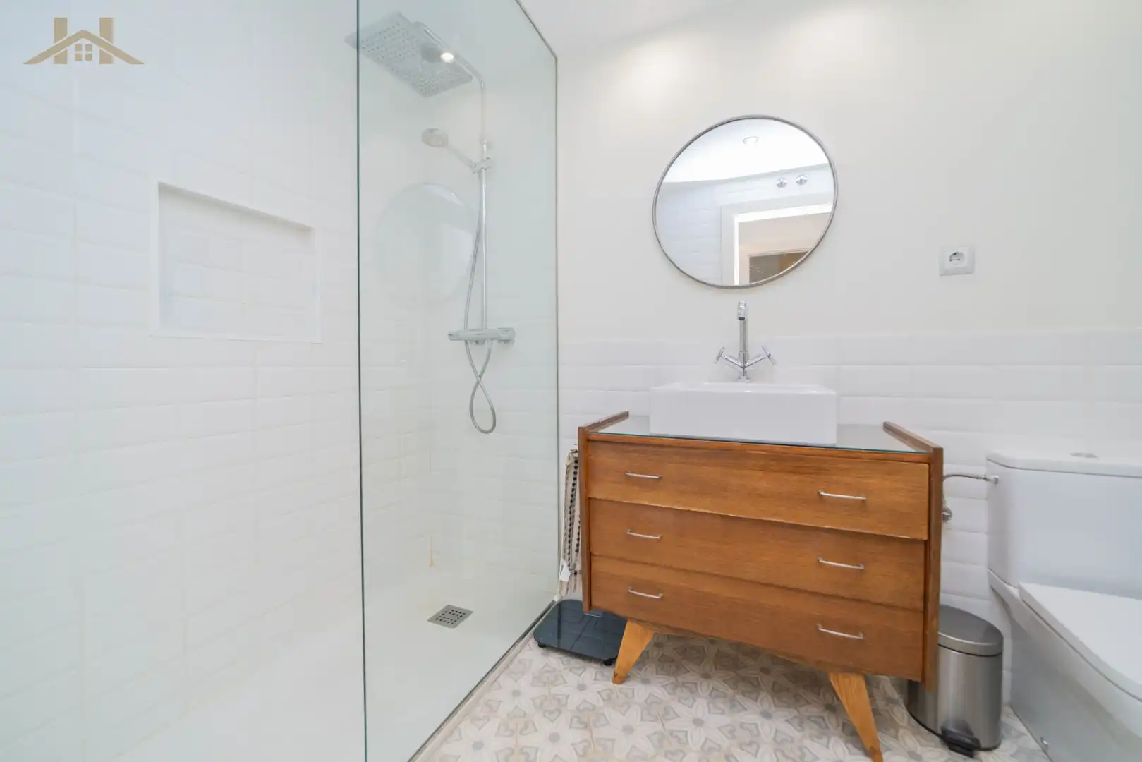Badezimmer von Wohnung zum Verkauf in Boadilla del Monte mit Klimaanlage, Heizung und Terrasse