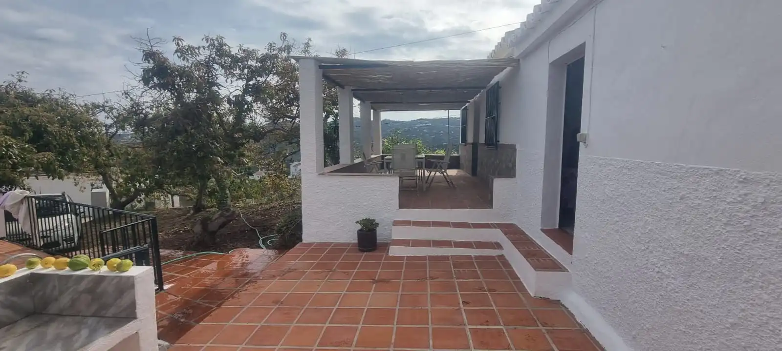 Terraza de Casa adosada en venta en Frigiliana con Aire acondicionado, Calefacción y Jardín privado
