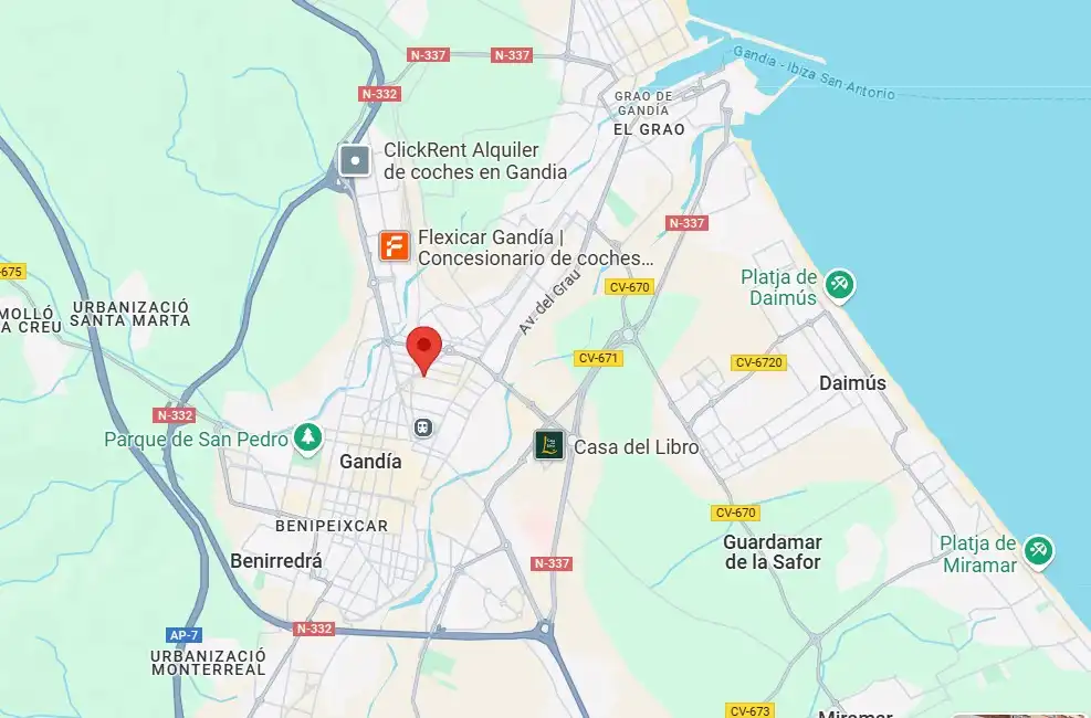 Aparcament de Pis en venda en Gandia