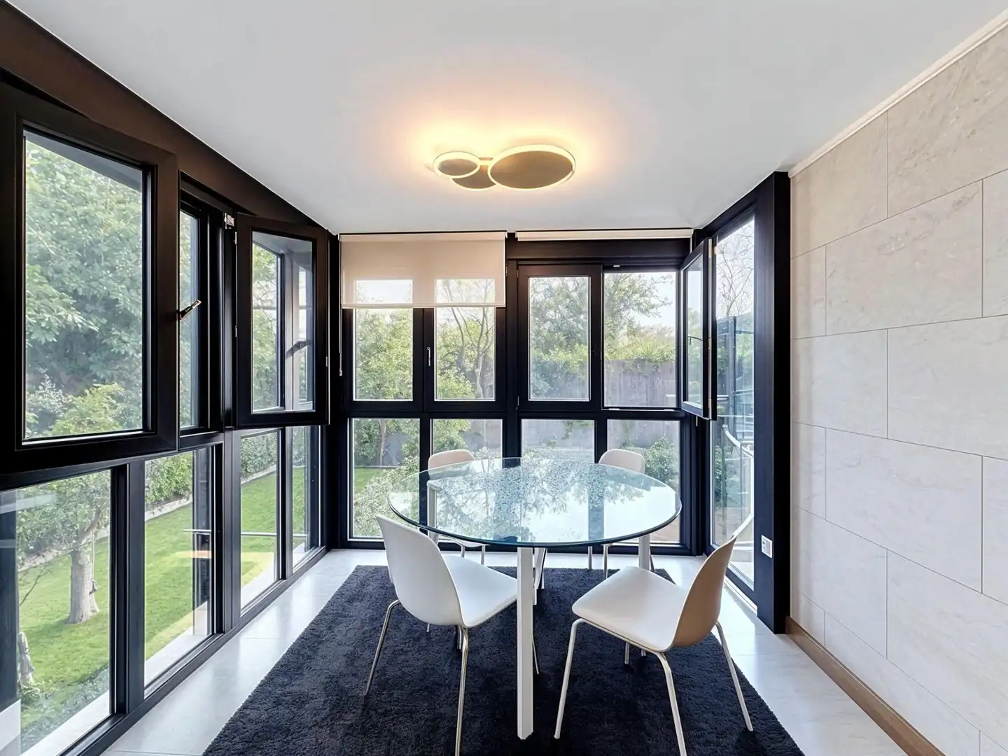 Comedor de Casa adosada de alquiler en Godella con Aire acondicionado, Calefacción y Jardín privado