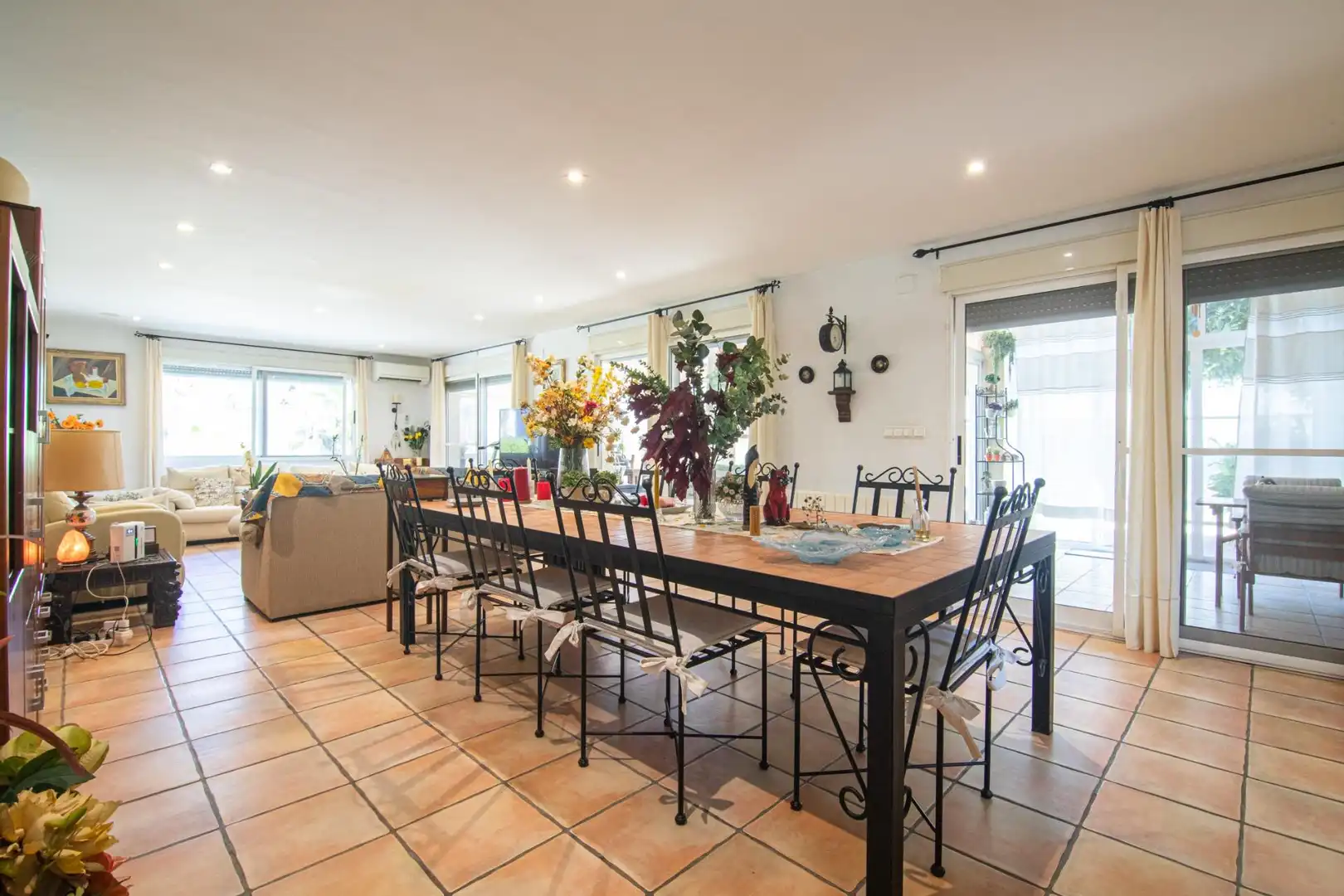 Dining room of Houses for sale in Elche / Elx  with Air Conditioner, Heating and Private garden