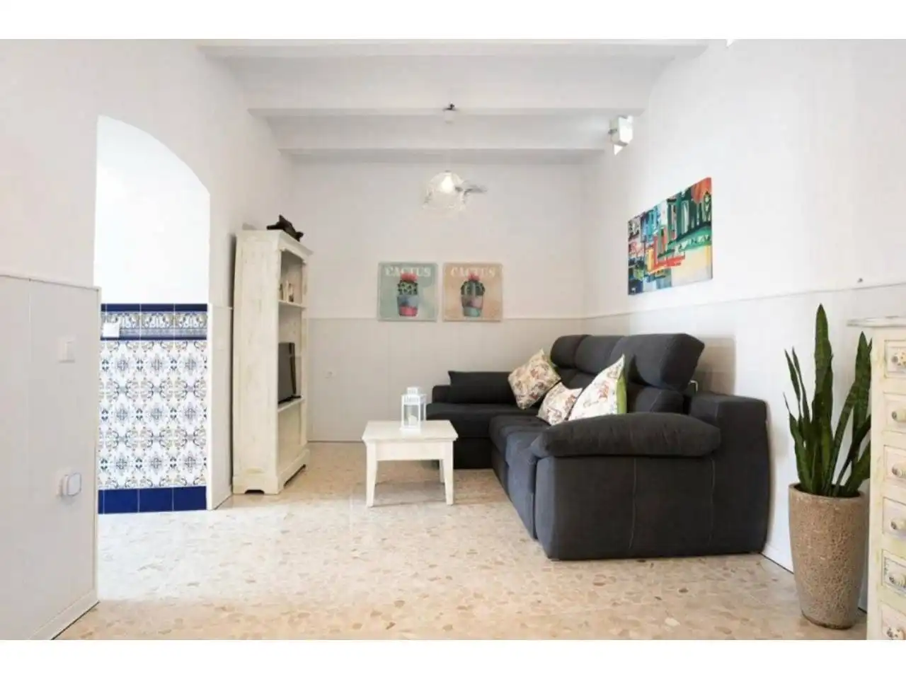 Sala d'estar de Casa o xalet en venda en Conil de la Frontera amb Aire condicionat, Calefacció i Terrassa