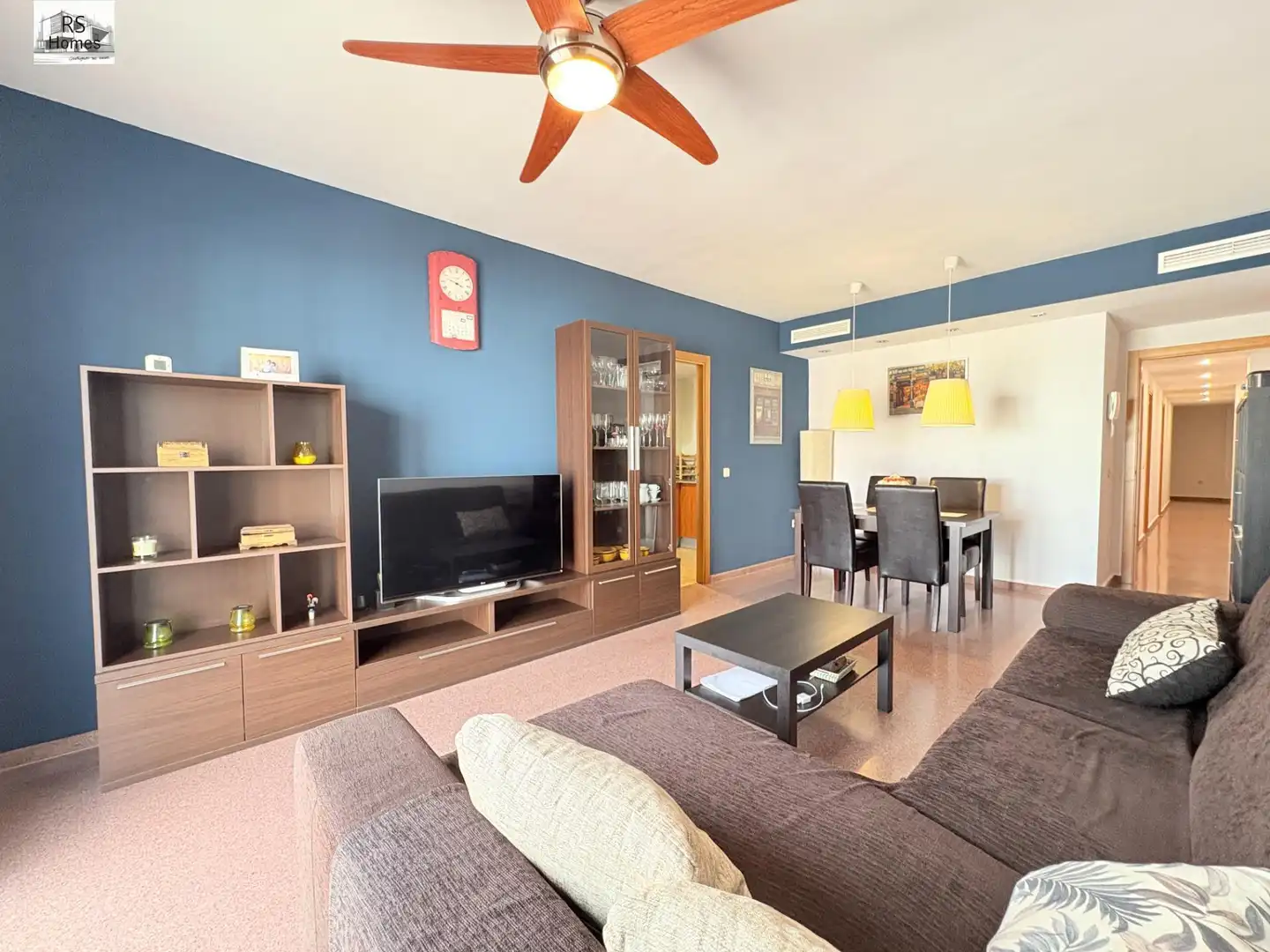 Living room of Flat for sale in Vilamarxant  with Air Conditioner, Heating and Storage room