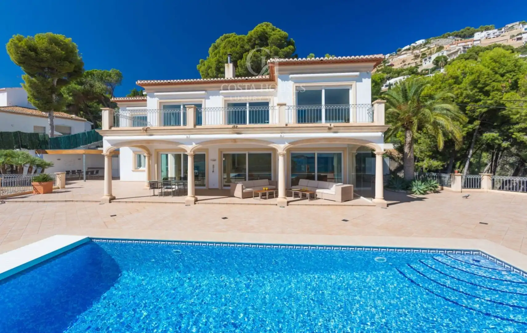 Exterior view of Houses for sale in Jávea / Xàbia  with Air Conditioner, Private garden and Terrace