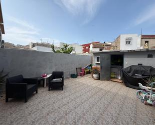 Exterior view of Single-family semi-detached for sale in Beniarbeig  with Air Conditioner, Private garden and Terrace