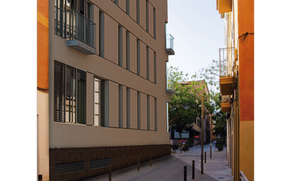 Exterior view of Flat for sale in  Barcelona Capital  with Air Conditioner, Heating and Parquet flooring