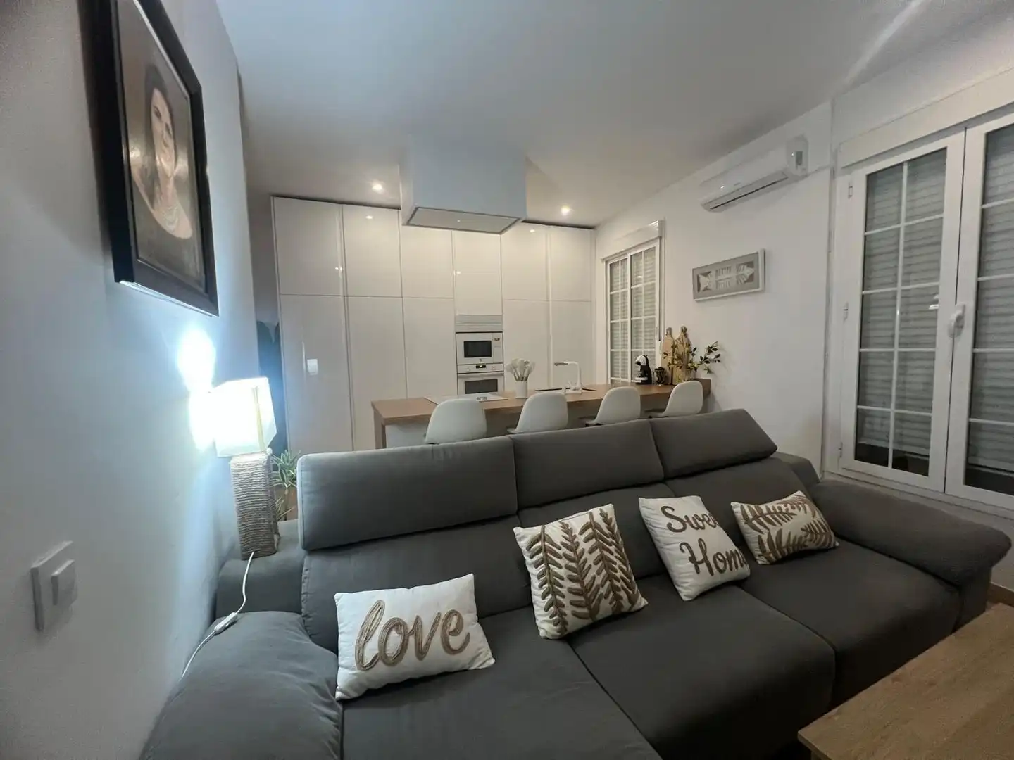 Wohnzimmer von Wohnung zum Verkauf in Jerez de la Frontera mit Klimaanlage und Privatgarten