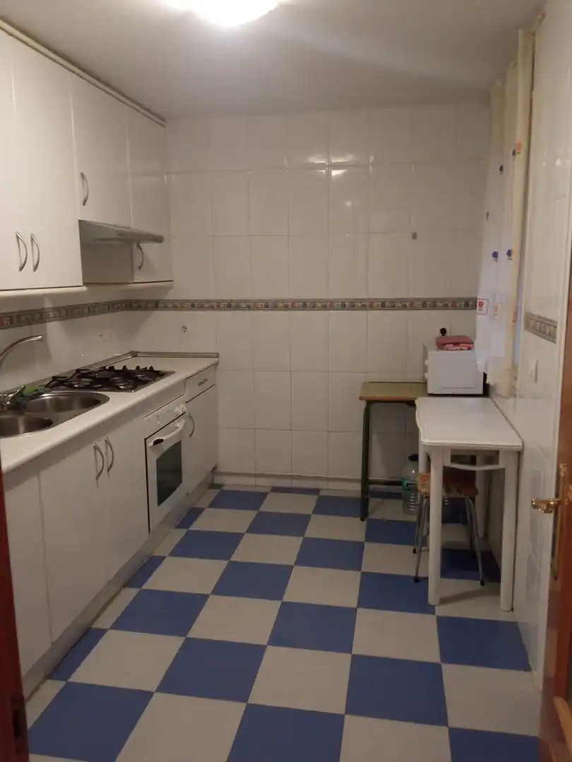 Kitchen of Flat for sale in Ciudad Real  with Heating, Private garden and Furnished