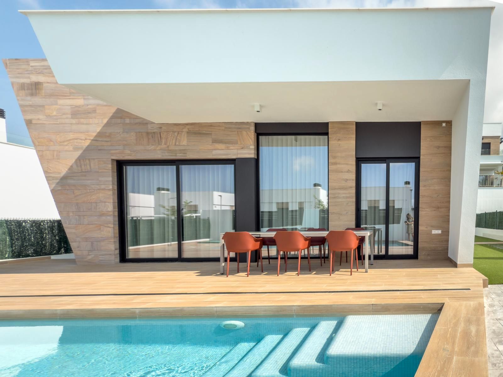 Terrace of House or chalet to rent in Finestrat  with Air Conditioner, Heating and Private garden