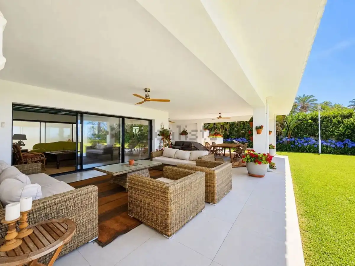 Terrassa de Casa o xalet de lloguer en Estepona amb Aire condicionat, Jardí privat i Terrassa