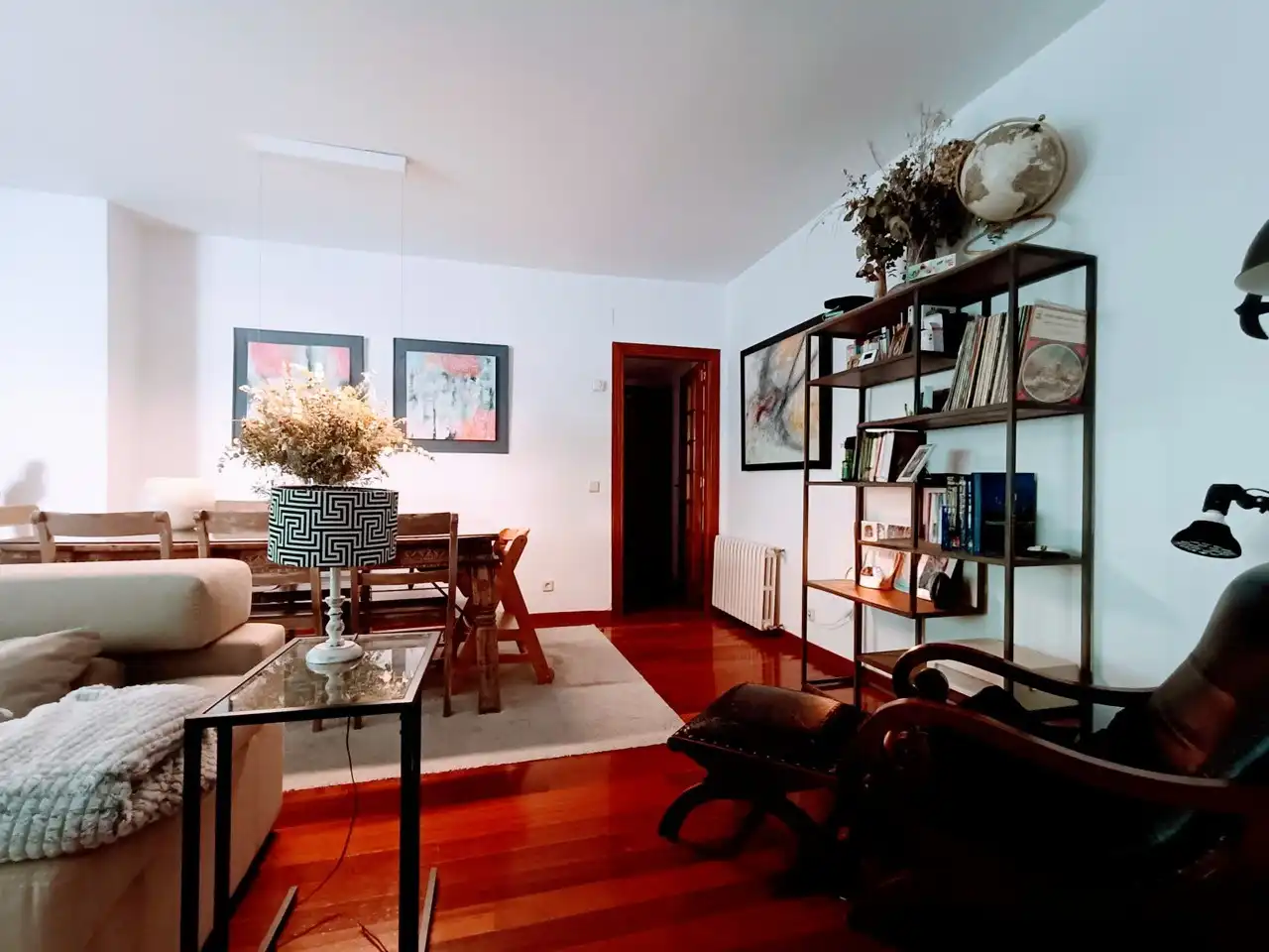 Sala de estar de Piso de alquiler en Madrid con Aire acondicionado, Calefacción y Parquet