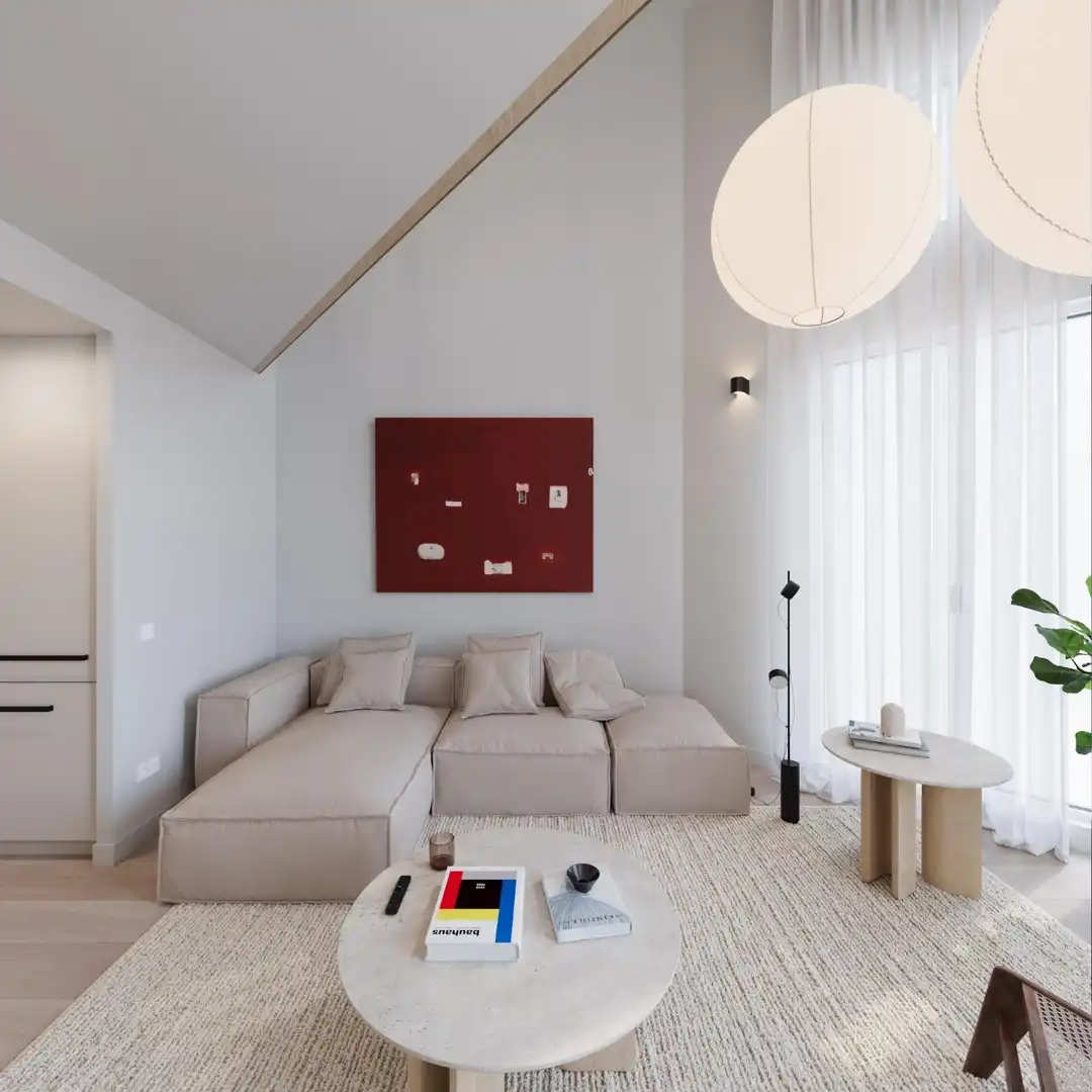 Sala d'estar de Dúplex en venda en Barcelona amb Parquet, Balcó i Alarma