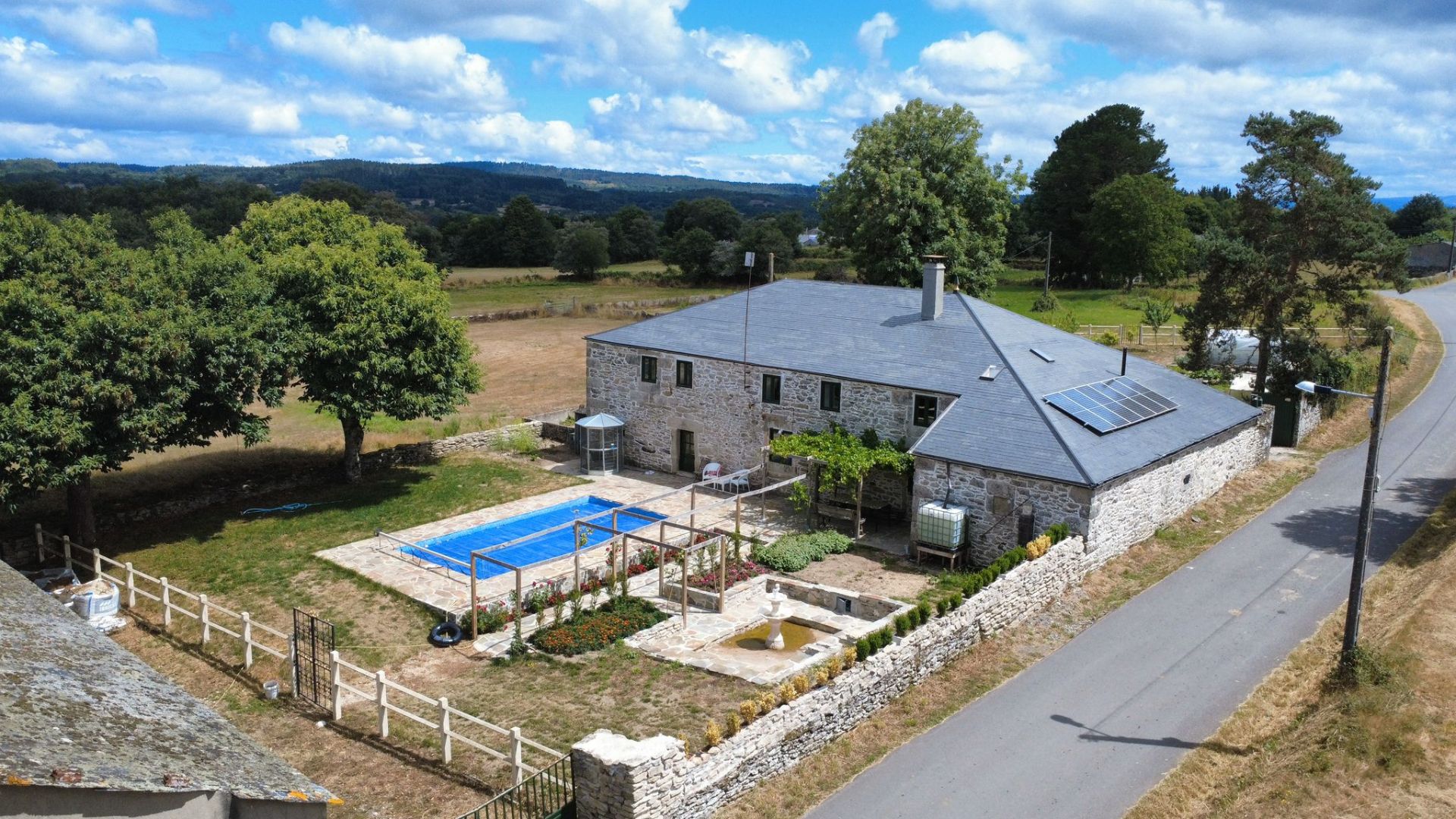 Vista exterior de Finca rústica en venta en Lugo Capital con Calefacción, Jardín privado y Parquet