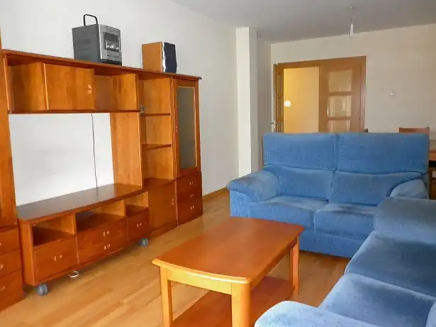 Sala d'estar de Pis de lloguer en Narón amb Calefacció, Parquet i Traster