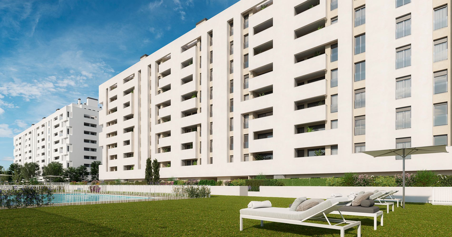 Exterior view of Flat for sale in Seseña  with Air Conditioner, Terrace and Storage room