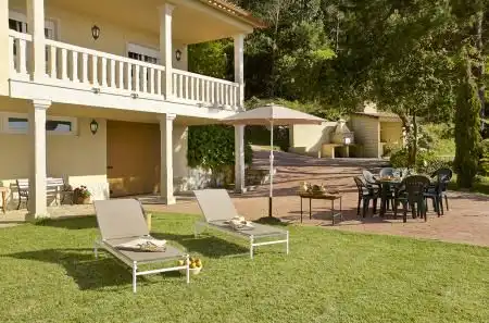 Garden of Houses for rent in Oia  with Heating, Private garden and Parquet flooring