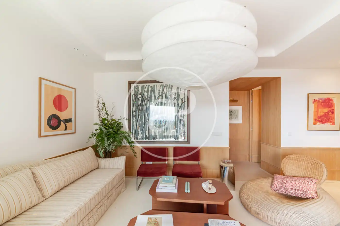 Wohnzimmer von Wohnung zum Verkauf in Madrid mit Klimaanlage, Heizung und Terrasse