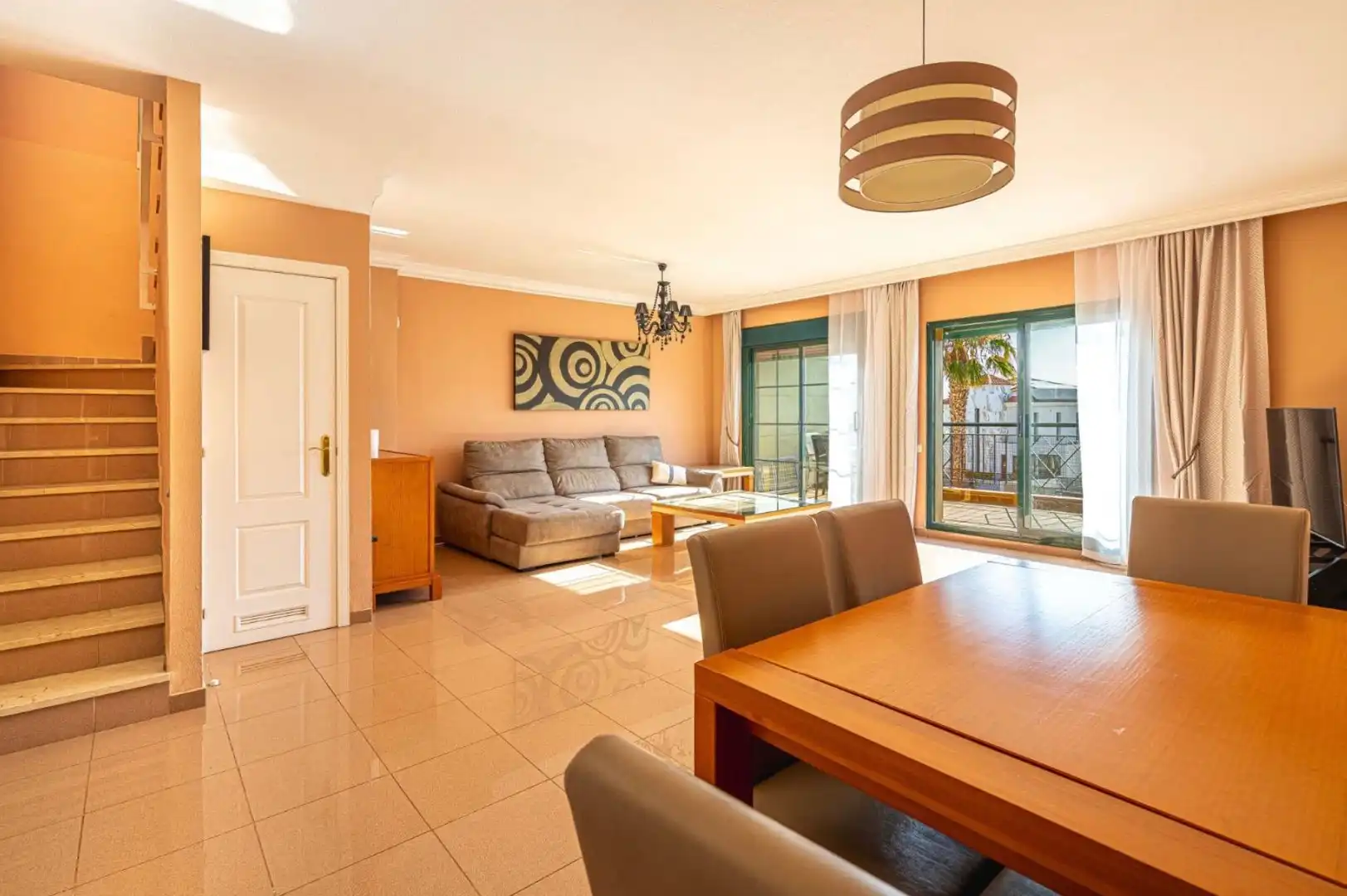 Living room of Duplexes for sale in Adeje  with Terrace, Storage room and Furnished