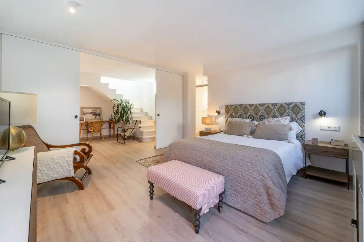 Bedroom of Apartments for sale in Benalmádena  with Air Conditioner, Private garden and Terrace