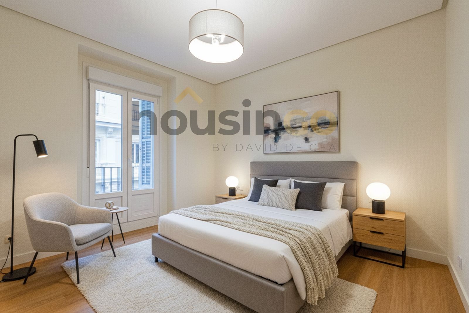 Dormitori de Pis de lloguer en  Madrid Capital amb Aire condicionat, Calefacció i Parquet