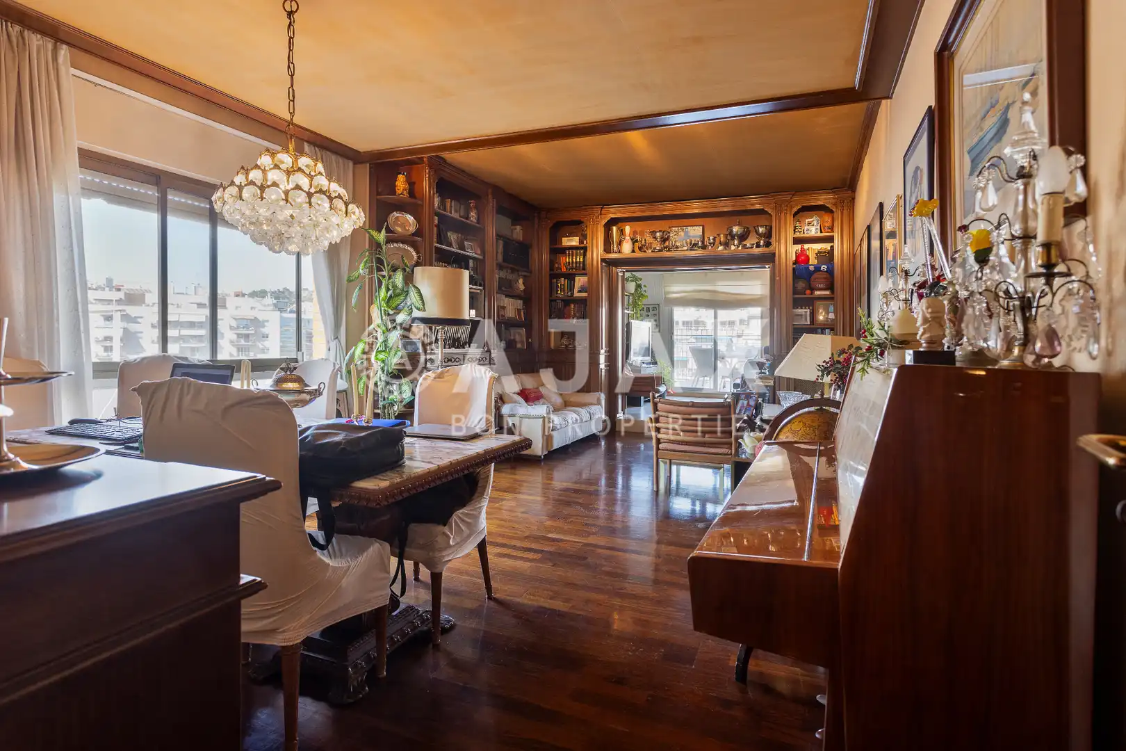 Sala de estar de Ático en venta en Barcelona con Aire acondicionado, Calefacción y Terraza