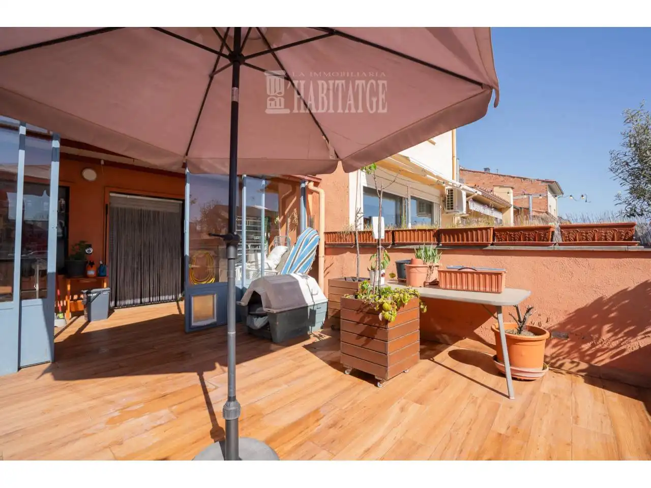 Terraza de Casa o chalet en venta en Santa Eugènia de Berga con Aire acondicionado, Calefacción y Parquet