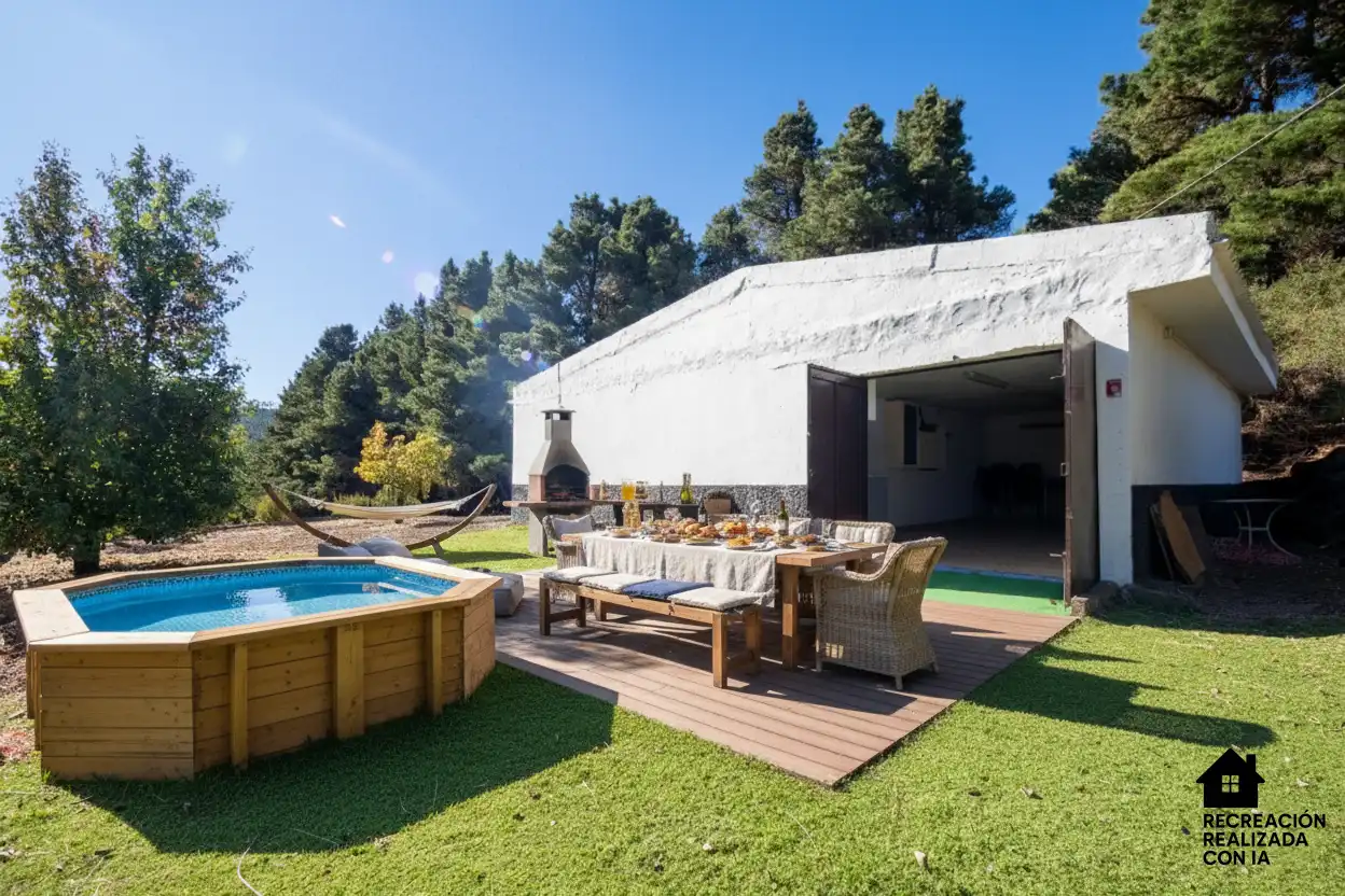 Terrasse von Country house zum Verkauf in Tejeda mit Privatgarten und Terrasse