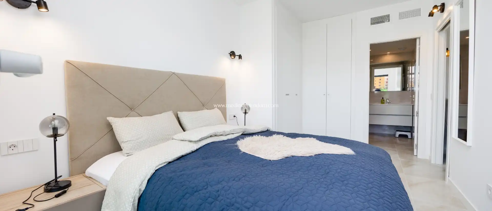 Bedroom of Flat for sale in Orihuela  with Air Conditioner, Heating and Private garden