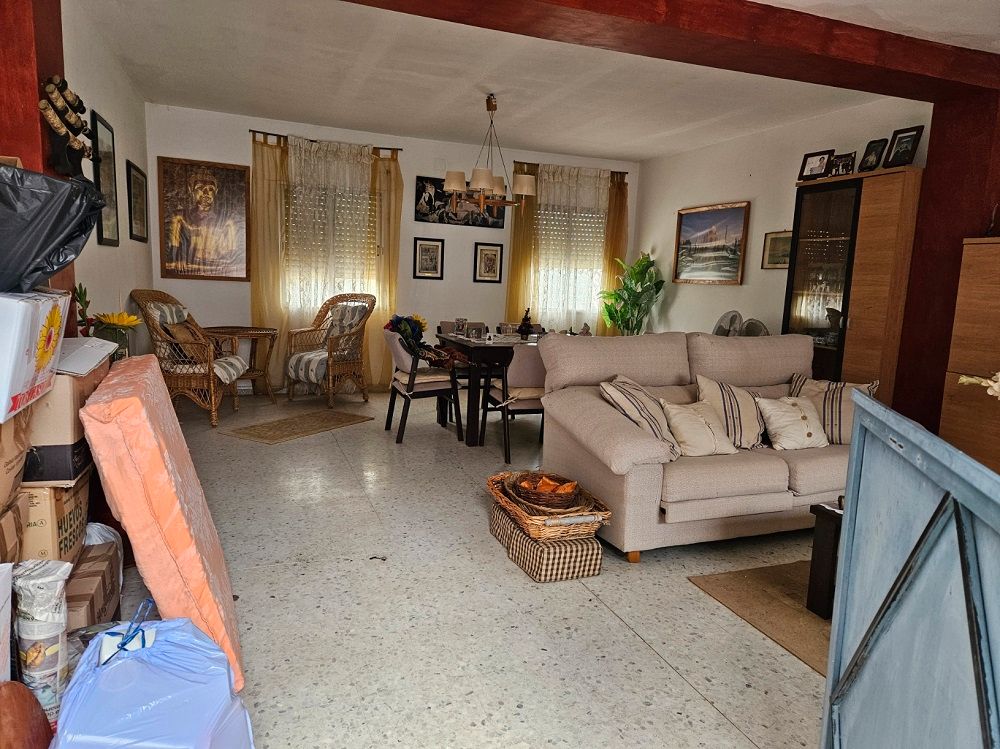 Sala d'estar de Casa o xalet en venda en Garrovillas de Alconétar amb Terrassa
