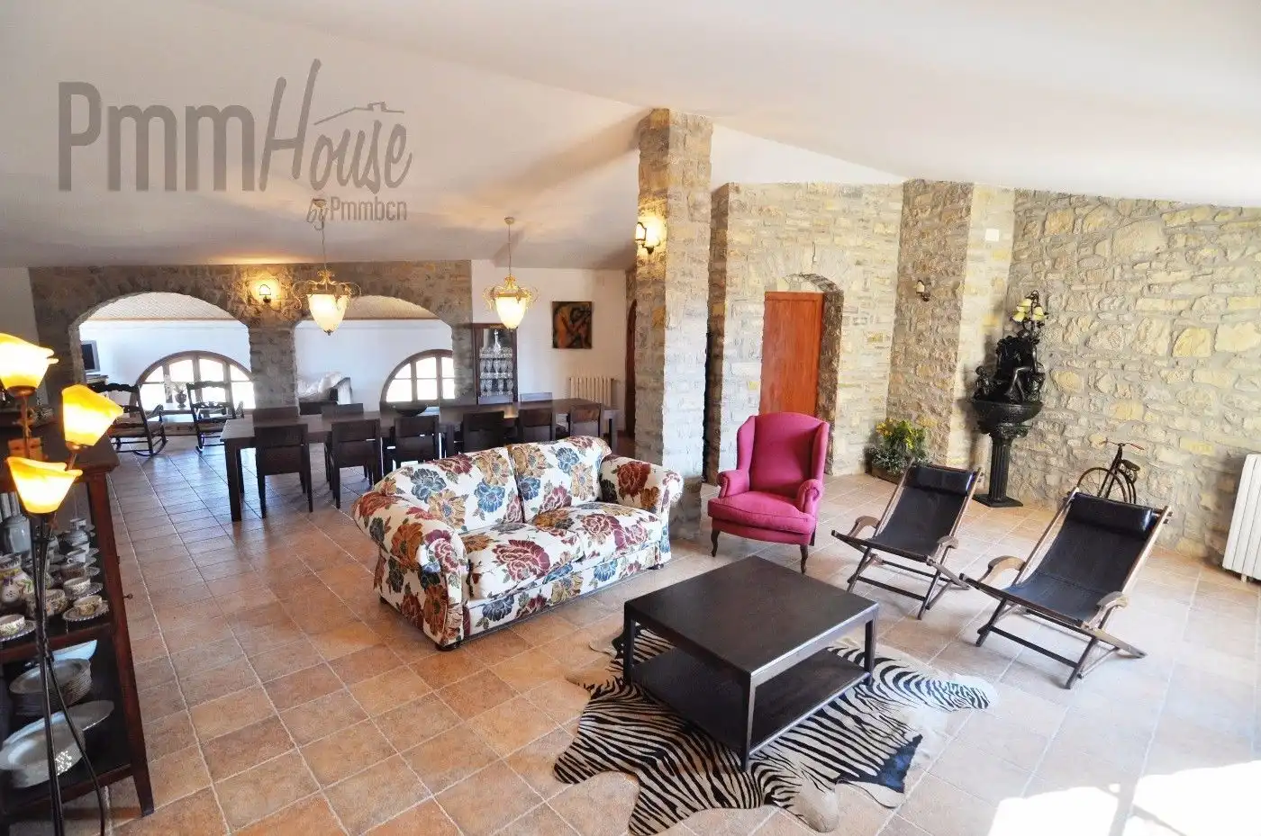 Sala de estar de Finca rústica en venta en Calonge de Segarra con Terraza, Trastero y Piscina