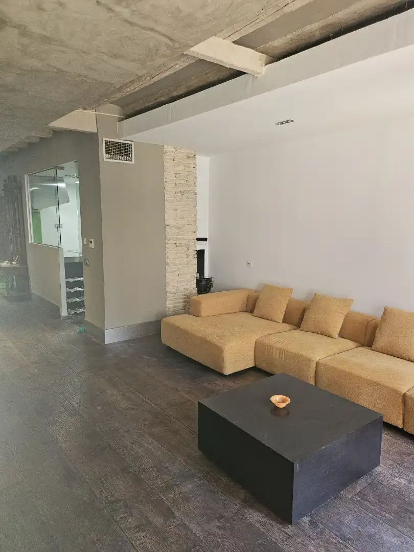 Living room of Flat for rent in Zaragoza  with Heating, Parquet flooring and Furnished