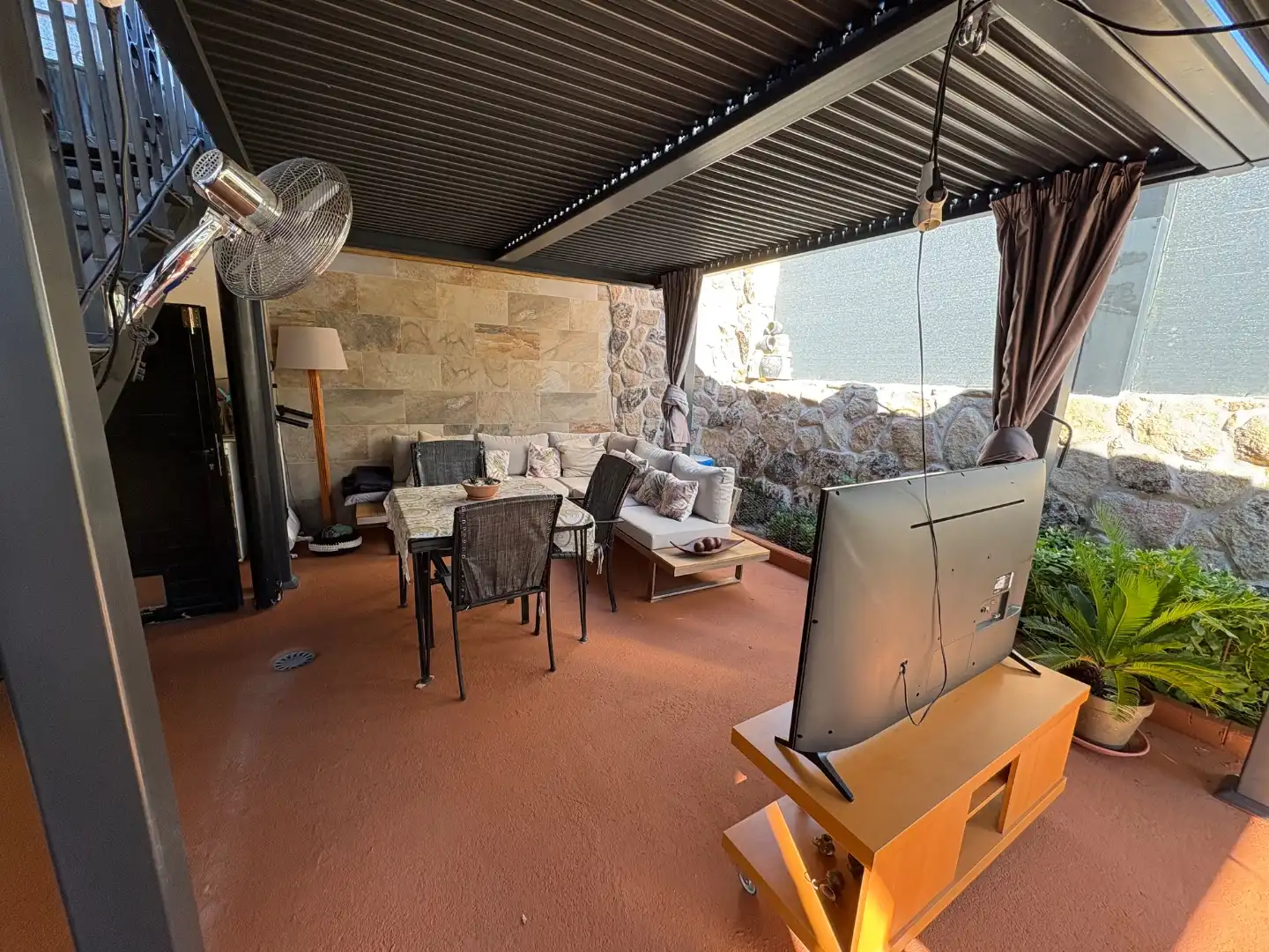 Terraza de Casa o chalet en venta en Navalagamella, Madrid