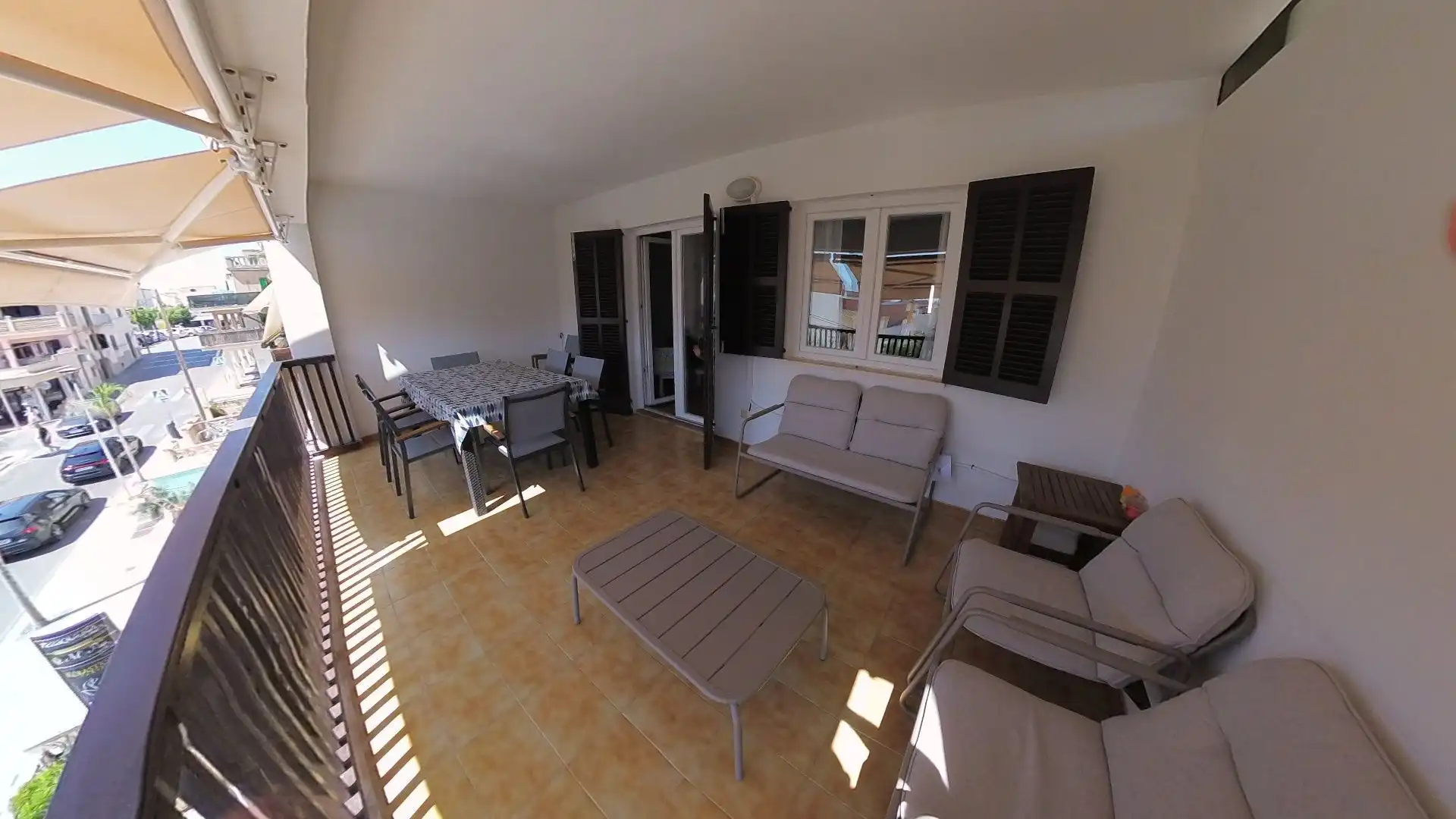 Terrasse von Wohnung zur Miete in Ses Salines mit Klimaanlage und Terrasse