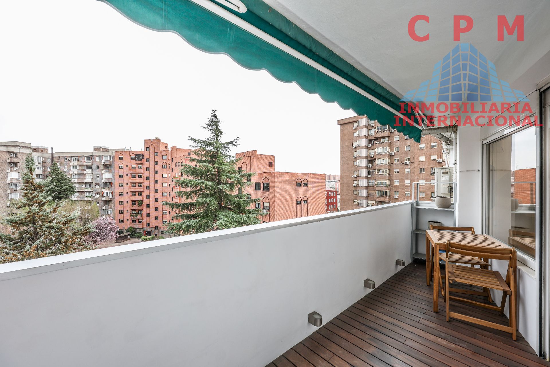 Terraza de Piso de alquiler en  Madrid Capital con Aire acondicionado, Calefacción y Parquet