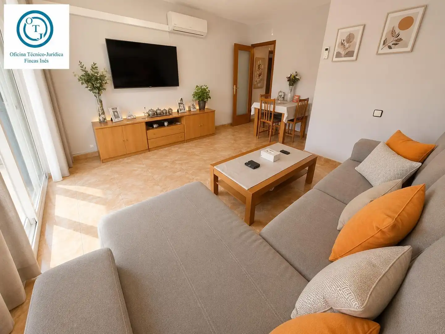 Wohnzimmer von Wohnung zum Verkauf in Mollet del Vallès mit Klimaanlage und Balkon
