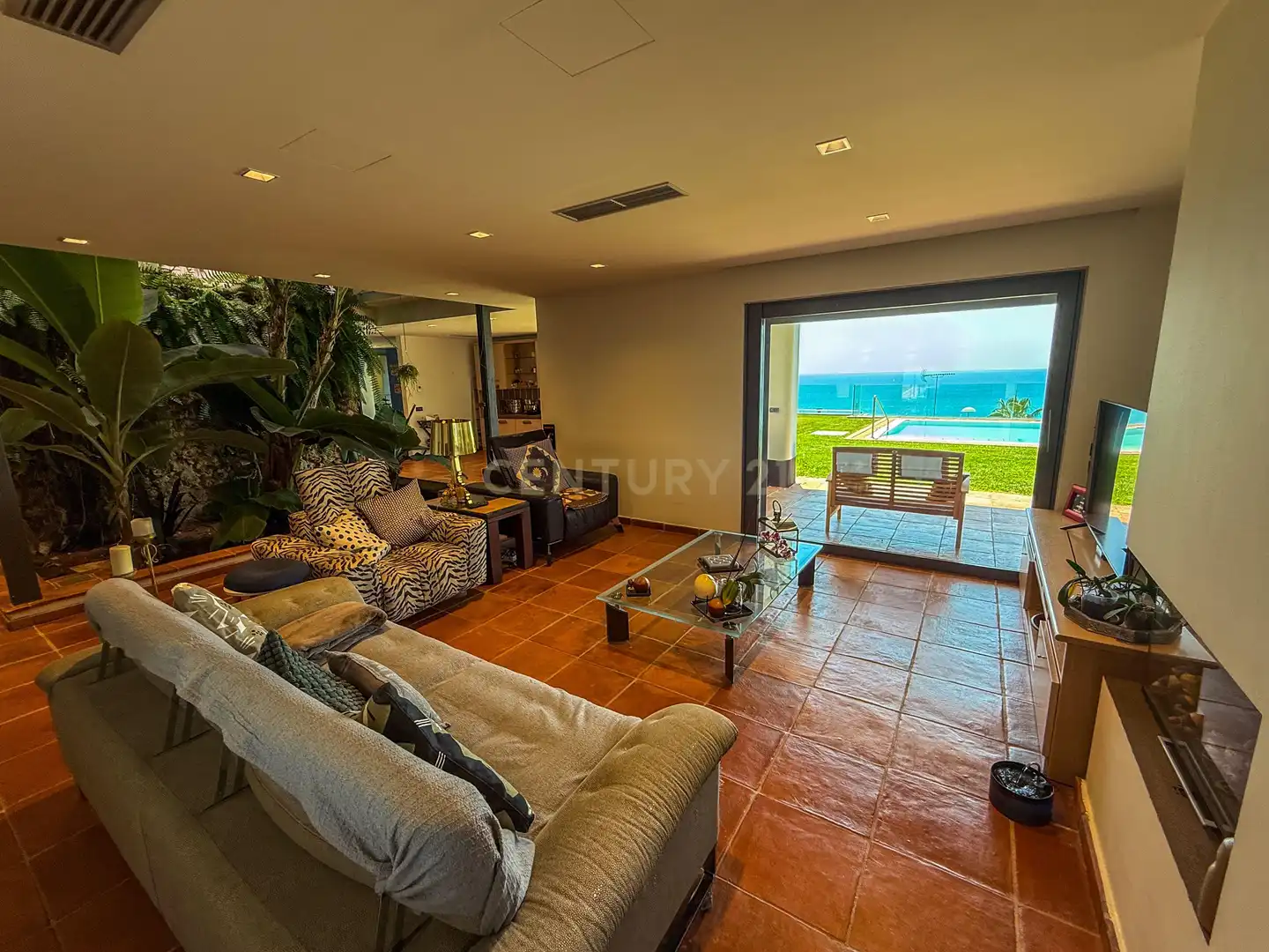 Sala de estar de Casa o chalet en venta en Arenys de Mar con Jardín privado