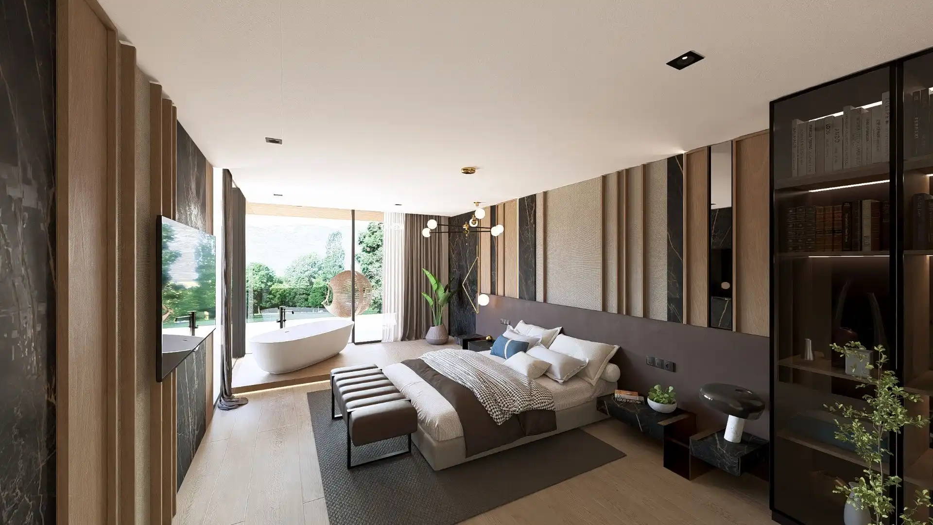 Bedroom of Houses for sale in Murcia  with Air Conditioner, Heating and Private garden