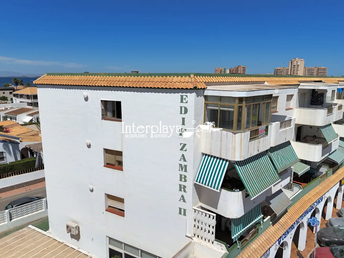 Vista exterior de Apartamento en venta en La Manga del Mar Menor con Aire acondicionado, Terraza y Amueblado