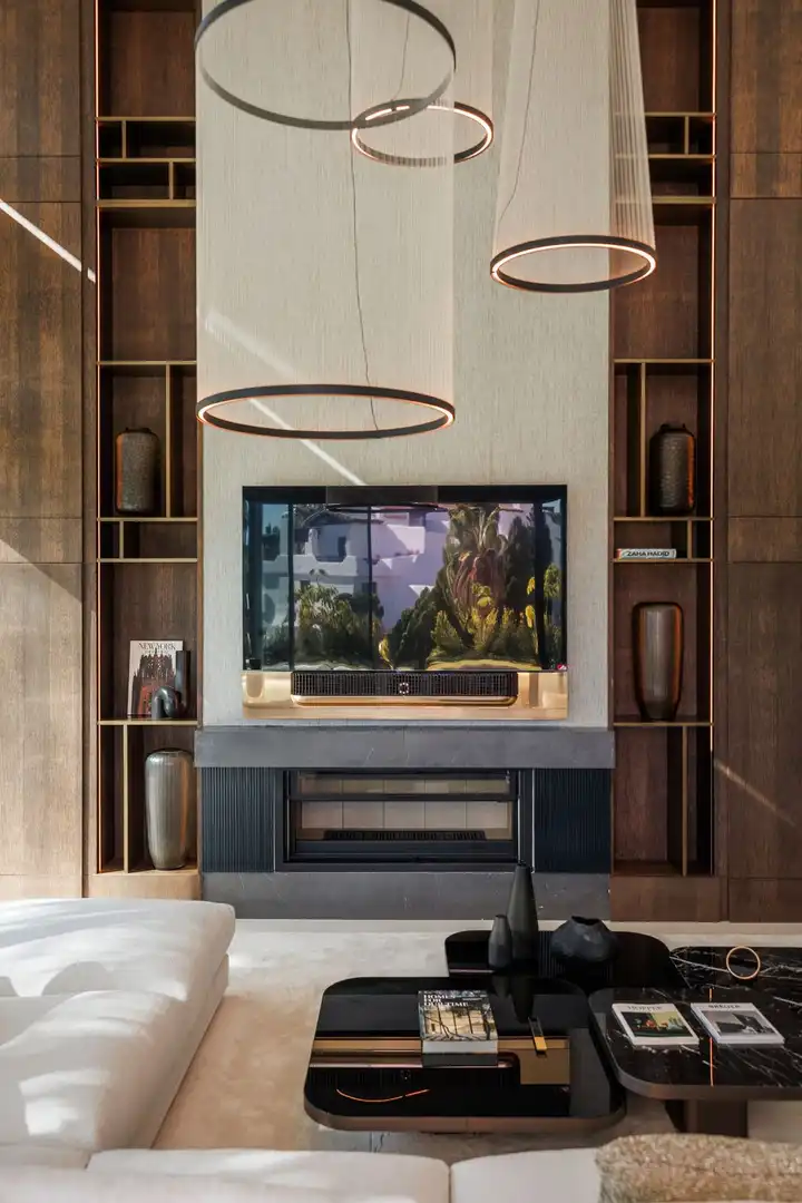 Sala d'estar de Casa o xalet en venda en Marbella amb Aire condicionat, Jardí privat i Terrassa