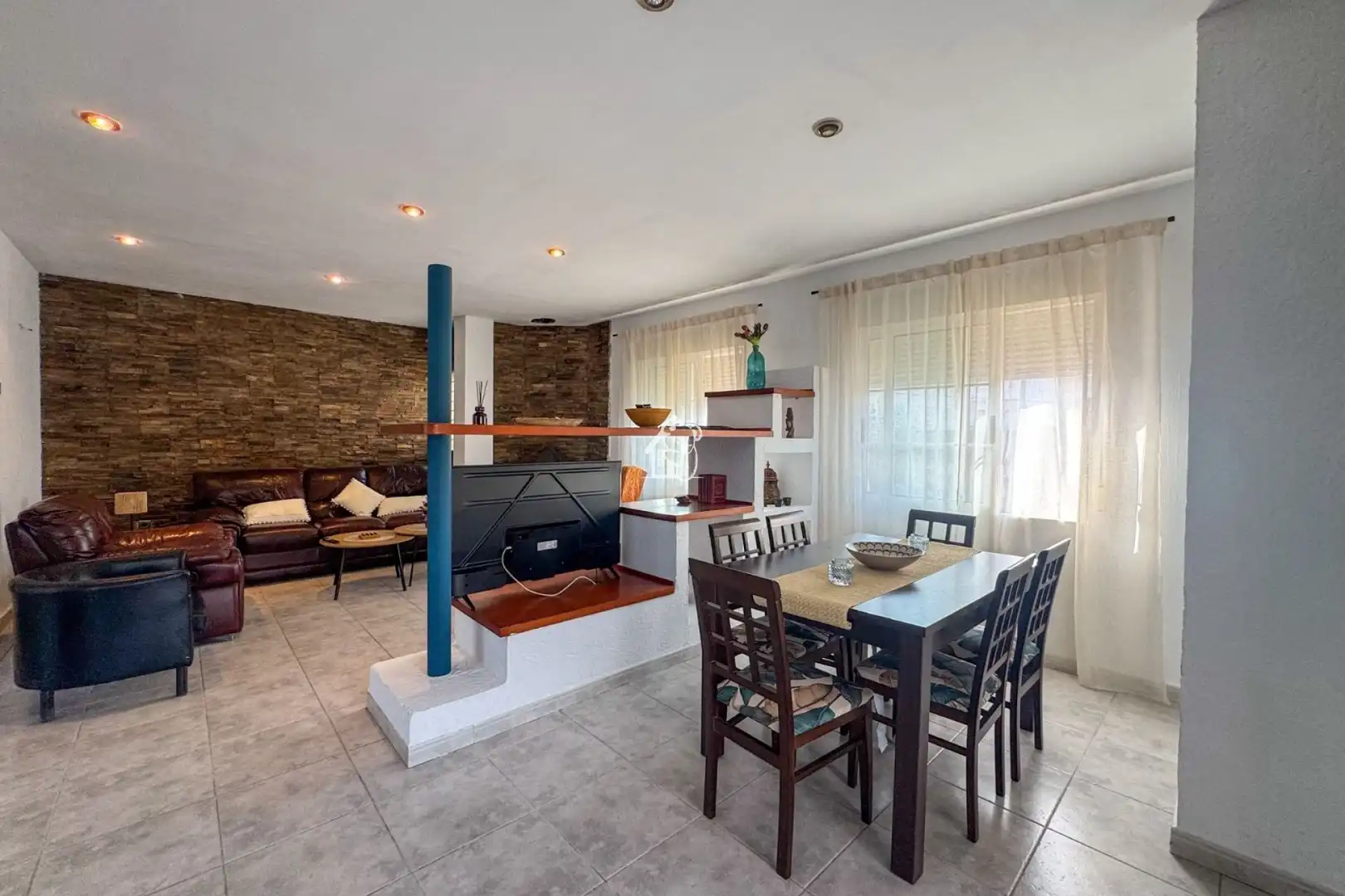Sala d'estar de Casa o xalet de lloguer en Algorfa amb Terrassa, Moblat i Forn