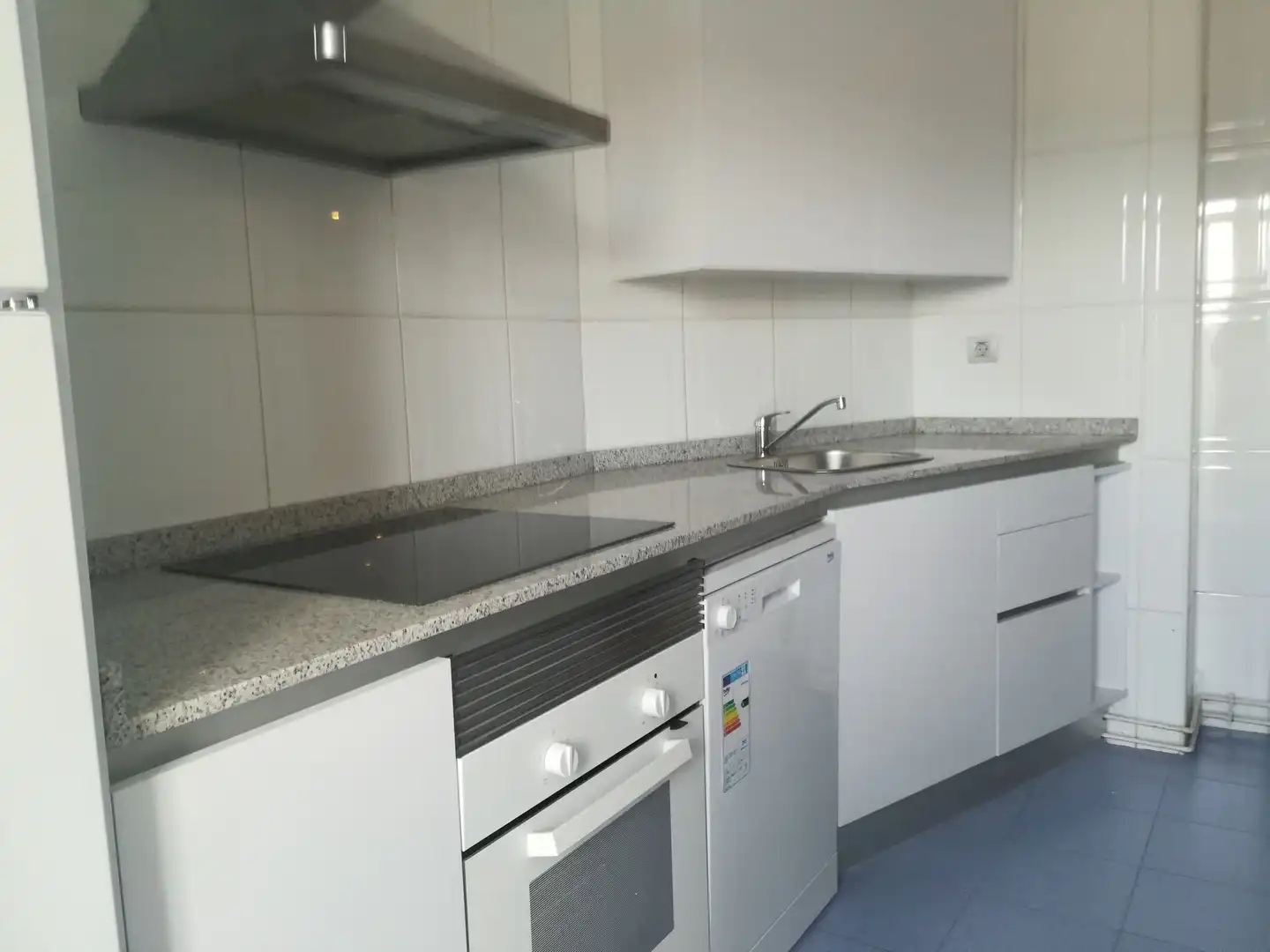 Küche von Wohnung zur Miete in Murcia mit Klimaanlage, Parkett und Möbliert