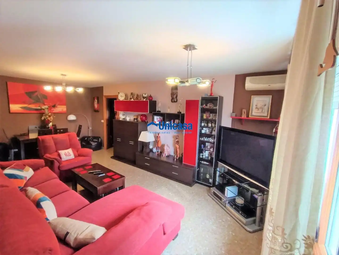 Sala de estar de Piso en venta en Málaga con Aire acondicionado, Terraza y Amueblado