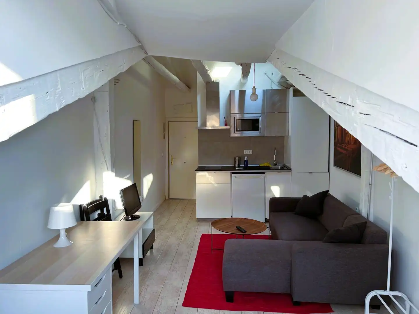 Küche von Wohnung zur Miete in Madrid mit Klimaanlage, Heizung und Möbliert