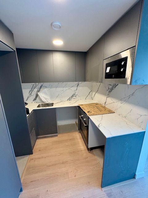 Kitchen of Flat for sale in Rubí  with Air Conditioner, Heating and Parquet flooring