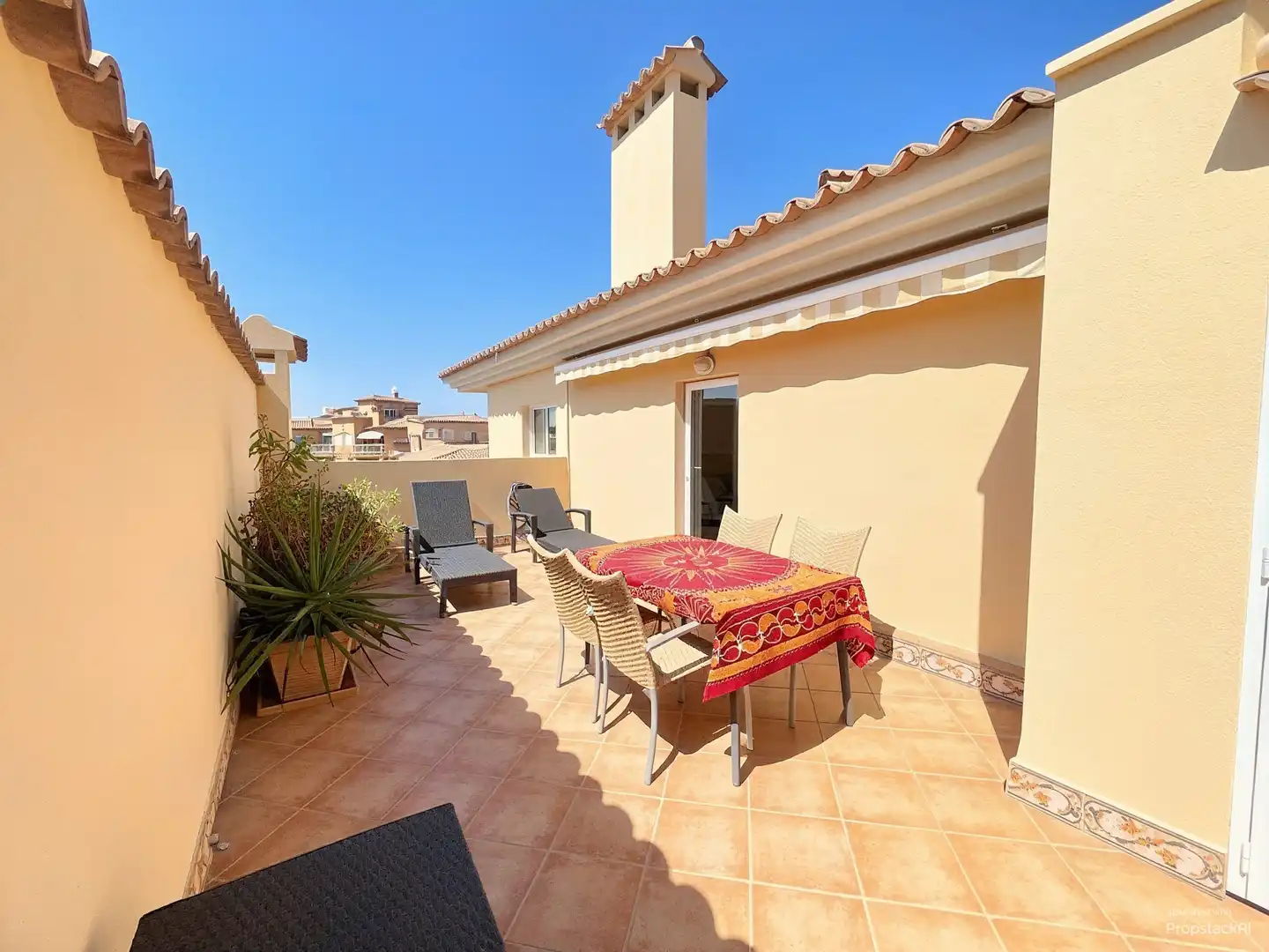 Terraza de Piso de alquiler en  Palma de Mallorca con Aire acondicionado, Piscina y Balcón