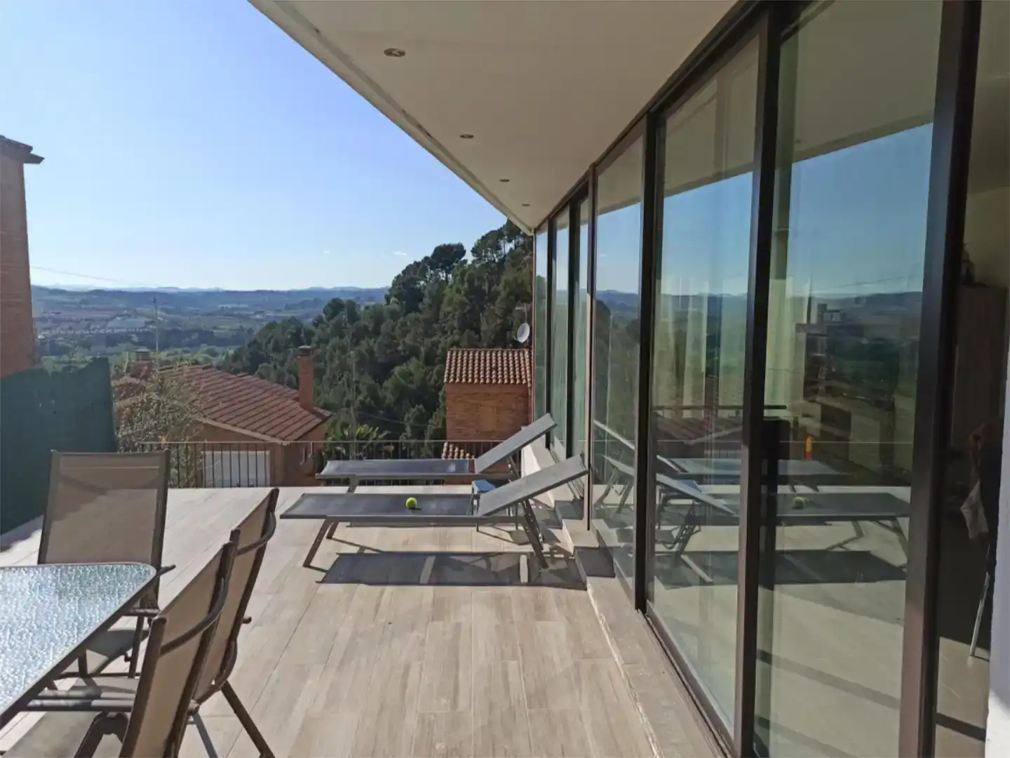 Terrassa de Casa o xalet en venda en Abrera amb Aire condicionat, Jardí privat i Traster