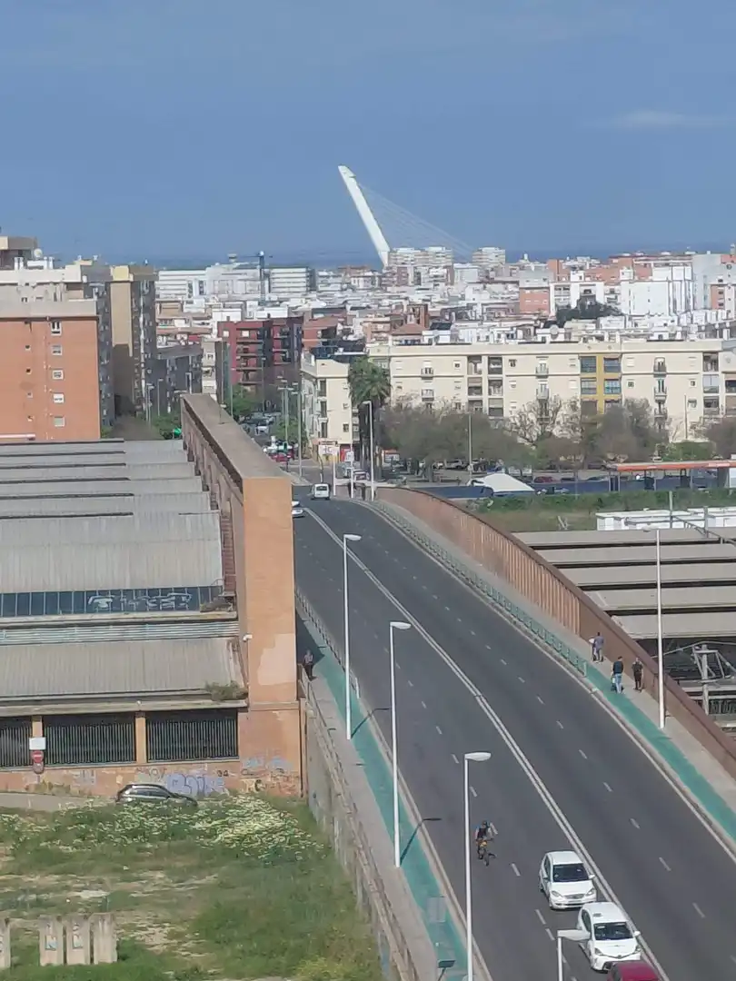 Exterior view of Flat for sale in Sevilla  with Air Conditioner, Heating and Terrace