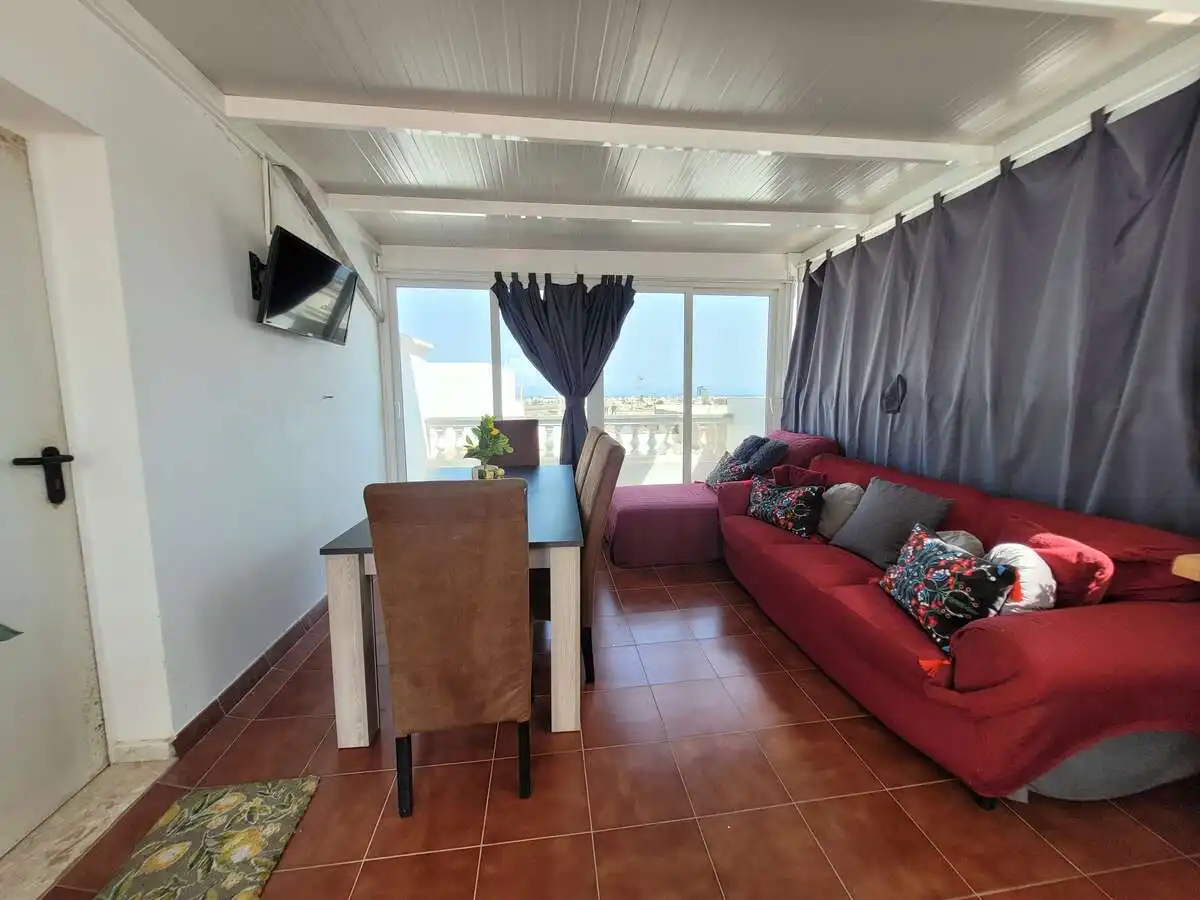 Living room of Flat for sale in Arrecife  with Terrace, Storage room and Furnished